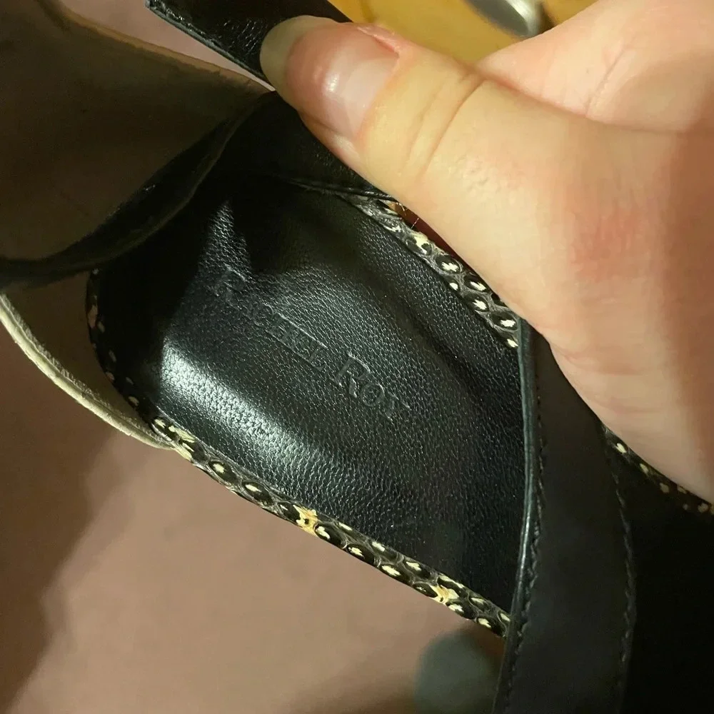 RACHEL ROY LEATHER PLATFORM HEELS